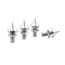 4PCS Stainless Steel Speaker Spikes M10 Shockproof HiFi Speaker Spike Speaker Isolation Feet for CD Player A