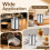 2 Pack 32oz Stainless Steel Milk Frothing Pitcher, Large Capacity 7