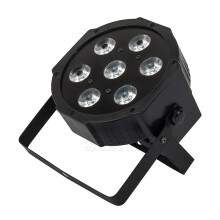 SHEHDS LED Par - 8 kappaleen setti, 7X12W RGBW, DMX-ohjattava lavavalon ja yökerhon valaisin