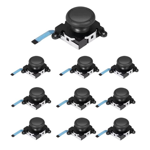 10pcs for  /OLED/Lite Controller 3D Analog Joystick Replacement Handle Thumb Stick Game Pad Repair Part