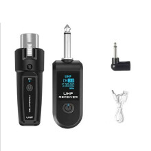 Wireless Audio Mic Adapter Receiver and Transmitter System Professional Wireless Guitar XLR Transmitter and Receiver