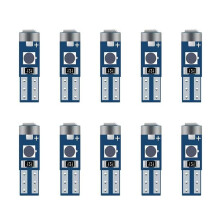 10PCS Super Bright LED T5 3SMD Car Motorcycle Dashboard Light Wedge Instrument Lamp Indicator Signal Bulbs 12V 3030smd A