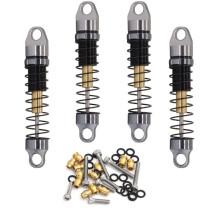 4Pcs Aluminum Shock-Absorber 28.5mm for 1/30 RC Crawler Car Axial SCX30 Upgrade Accessories C
