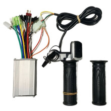 E-Bike Scooter 3-Mode Sine Wave Brushless Motor Controller 24/36/48V 350W 18A +with Lock Handlebar LED Display