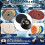 2 Pack 4 Inch Rubber Backer Pad 5/8"-11 and Loop Flexible Backing Pad Threaded Insert Hook and Rubber Backing Plate 5