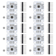 10PCS AS5600 Magnetic Encoder 3.3V 12bit High-Precision Magnetic Induction Angle Measurement Sensor Module