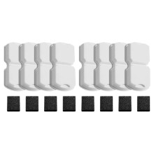 Cat Water Fountain Filter Replacement:Cat Fountain Filter 8 Filters & 8 Sponges - Pet Fountains Filters for ATMZIQXR