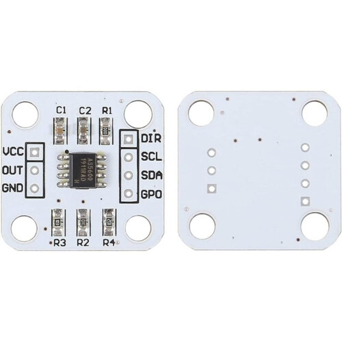 10PCS AS5600 Magnetic Encoder 3.3V 12bit High-Precision Magnetic Induction Angle Measurement Sensor Module 1