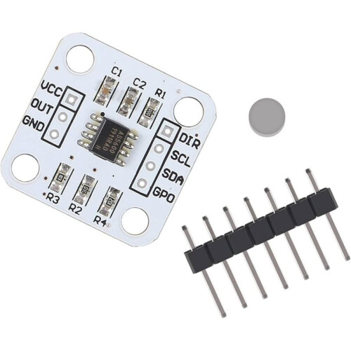 10PCS AS5600 Magnetic Encoder 3.3V 12bit High-Precision Magnetic Induction Angle Measurement Sensor Module 2