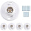 5 Pack Lamp Holder E26 Medium Base, White Ceiling Light Sockets for Incandescent & LED Bulbs, 600V/660W 1