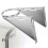 Adjustable Chimney Pipe Wall Support Bracket for 6" 8" Double Wall Stove Pipe Fireplace Pipe Wall Mount Holder 2