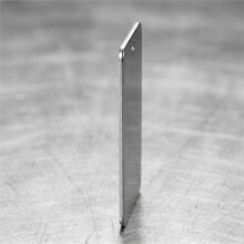 25 Pack Stainless Steel Blank Tags, 1 X 2 Inch Rectangle Metal Engraving Blanks, Metal Stamping Tags with Hole