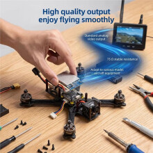 4.5G RX4500-SPI FPV Receiver Module Wireless Video Receiver for Drones 3300-5110MHz Broadband Reception Stable