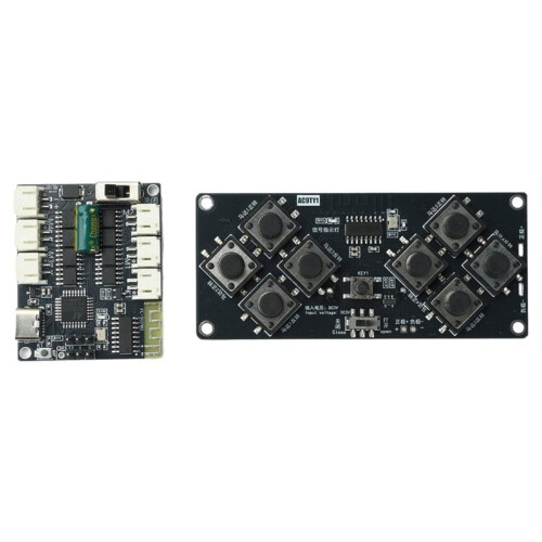 2.4G 9 Channel Programmable RC Receiver Kit, DIY Accessory for RC Car Boat, Support Motor Servo Brushless ESC