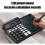 LCD Writing Tablet & Calculator: Large Screen Display, Solar Assisted Desktop Calculator for Office, Study, Business Use 5
