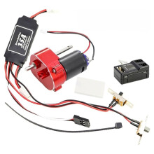 Metal Transmission Gearbox with 370 Brushed Motor with 35A ESC Receiver for 1/12 RC Crawler Car MN82 Upgrade