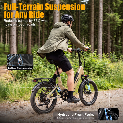 Vitilan U9 Folding EBike 500W 15Ah Full Suspension 1