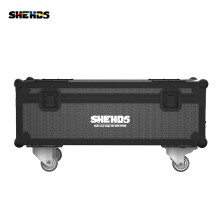 SHEHDS 6 kappaleen setti langattomat par-valot, 10in1 FC, US Plug, RGBWA+UV WiFi sovittuvalla sovittimella