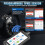 LAUNCH X431 Creader 2 TPMS-Tool, Diagnosegerät mit 12 Reset-Services, 4 Stück schwarze Sensoren 5
