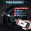 LAUNCH X431 Creader 2 TPMS-Tool, Diagnosegerät mit 12 Reset-Services, 4 Stück schwarze Sensoren 6