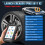 LAUNCH X431 Creader 2 TPMS-Tool, Diagnosegerät mit 12 Reset-Services, 4 Stück schwarze Sensoren 3