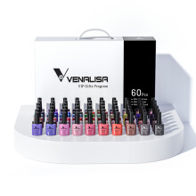 VENALISA Kit de esmalte de uñas en Gel VIP 1, libre de Hema, rosa brillante