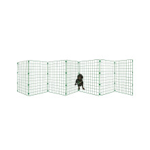 Freestanding Indoor Dog Barrier/Fence - Room/Hallway Divider, Folding Puppy Gate, Folding Portable Fence for Indoors, Puppy Gate, Adjustable Secure F