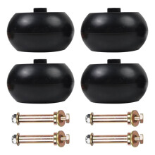 Rueda de Plataforma Anti-Quemaduras para Exmark Toro 103-3168 103-7263 103-4051 - Herrajes Universales para Soporte de Guardabarros de Cortacésped
