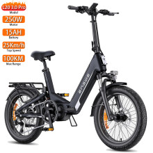 ENGWE L20 3.0 Pro Electric Bike, 15Ah, Black
