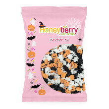 Halloween Sprinkles Mix 55g Sachet – Natural Edible Halloween-Themed Sprinkles for Decorating – Perfect for Topping, Cupcakes, Cakes, Ice Cream, D