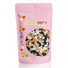 HONEYBERRY INCLUSIONS Halloween Sprinkles Mix 200g (Pumpkins, Bats and Ghosts) - Premium Edible Decorating Halloween Sprinkles for Baking, Cupcake an
