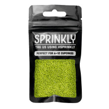 SPRINKLY - Matt Sugar Strands - Light Green - 30g