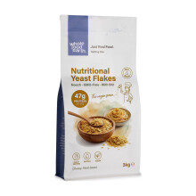 Wholefood Earth - Nutritional Yeast Flakes, 3 kg - With B12, Dairy Free, GMO Free, Vegan