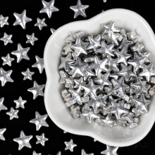 Twisweet Silver Sprinkles 130g, Edible Star Sprinkles for Cake Decorating