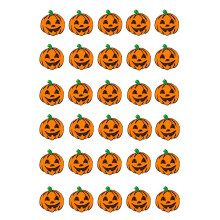 30 Halloween pumpkin Cupcake toppers Edible Rice Fairy Wafer Paper Cake Decorations Halloween Party pumpkins