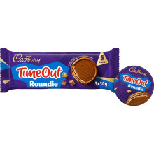 Cadbury Time Out Roundie Chocolate Wafer Bars, 5 x 30 g (Pack of 1)
