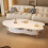 2-Tier Irregular Cloud Coffee Table with Storage Shelf for Living Room 5