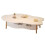 2-Tier Irregular Cloud Coffee Table with Storage Shelf for Living Room 6