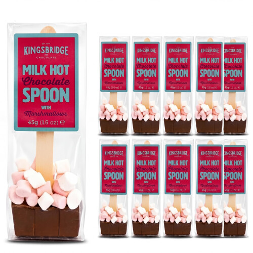 Kingsbridge Premium Hot Chocolate Spoons, 10 Pack