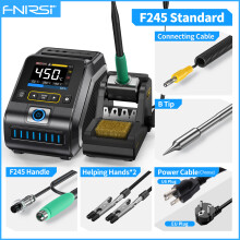 FNIRSI estación de soldadura de retrabajo DWS-200, mango F245-B, 200W, para soldadura electrónica