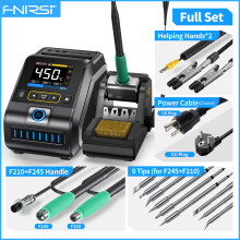 FNIRSI estación de soldadura de retrabajo DWS-200 Full Set, 200W, para soldadura electrónica