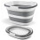 16L Collapsible Washing Up Bowl - Foldable Laundry Basket with Handles 1