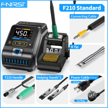 FNIRSI estación de soldadura DWS-200, 200W, mango F210, punta K, para soldadura electrónica