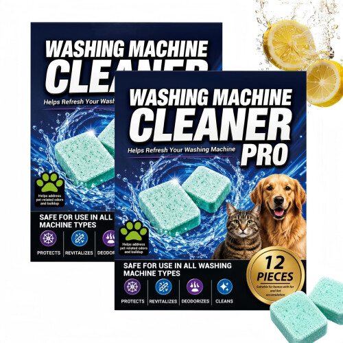 2 * 12PCS Washing Machine Cleaner Pro Tablets,Deep Clean Drum Descaler