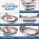 16L Collapsible Washing Up Bowl - Foldable Laundry Basket with Handles 4