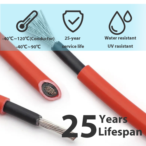 Aurinkopaneelikابل, 30 m, 6 mm2 (10 AWG), musta 2