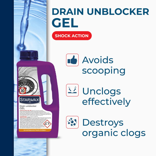 STARWAX Drain Unblocker Gel Super Powerful 1 L 1