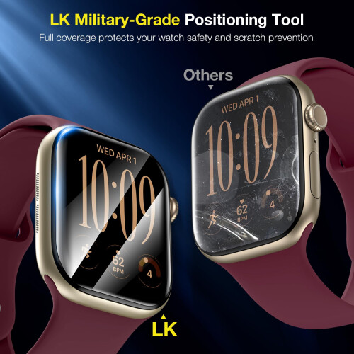 LK 6 Pack for Apple Watch Series 12/11/10 42mm Screen Protector 2