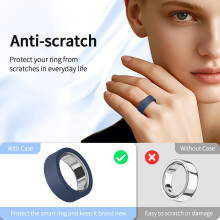 Yisica Cover Compatible for Oura Ring 4 Cover/Ring 4 Ceramic/Gen 3 Protector Case,Silicone Anti-Scratch Elastic Finger Case Woking Out Gym for Women