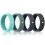 4P Ultra-thin Silicone Cover Compatible for Oura Ring 5, Charging Directly 1